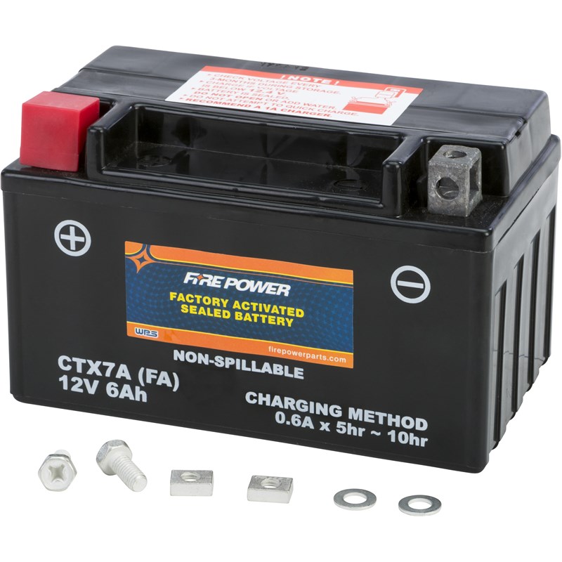Factory Activated Maintenance Free Sealed Battery BATTERY CTX7A FA SEALED FACTORY ACTIVATED