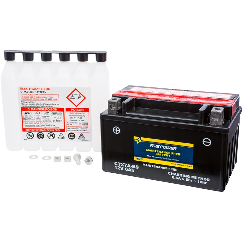 Sealed AGM Batteries BATTERY MAINT FREE CTX7A-BS