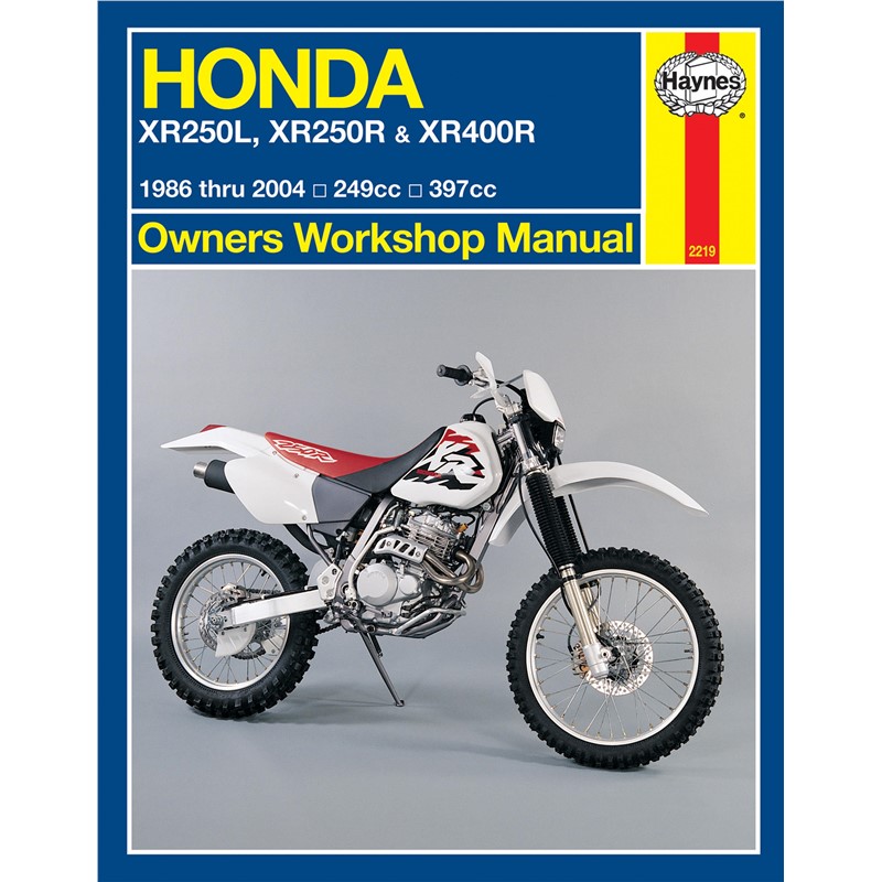 Repair Manuals MANUAL HON XR250/400 86-03