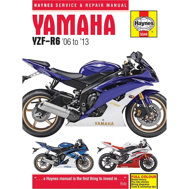 Repair Manuals MANUAL YAMAHA YZF-R6