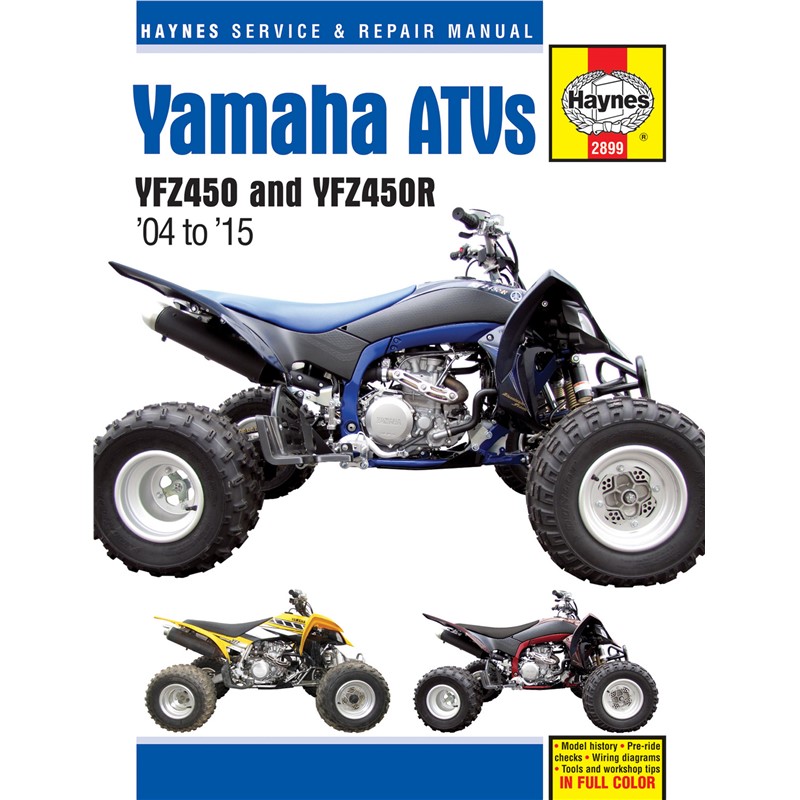 Repair Manuals MANUAL YAM YFZ450/R 04-15