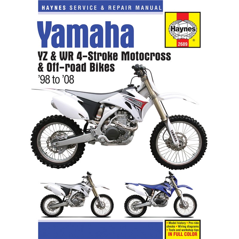 Repair Manuals MANUAL YAM YZ/WR 4/STR 98-08