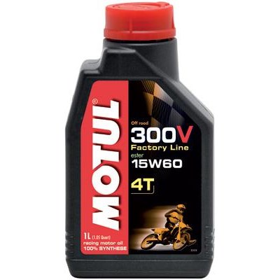 300V 4T Competition Offroad Synthetic Oil - 15W60 EA/MOTUL 300V OFFROAD 15W60 1L
