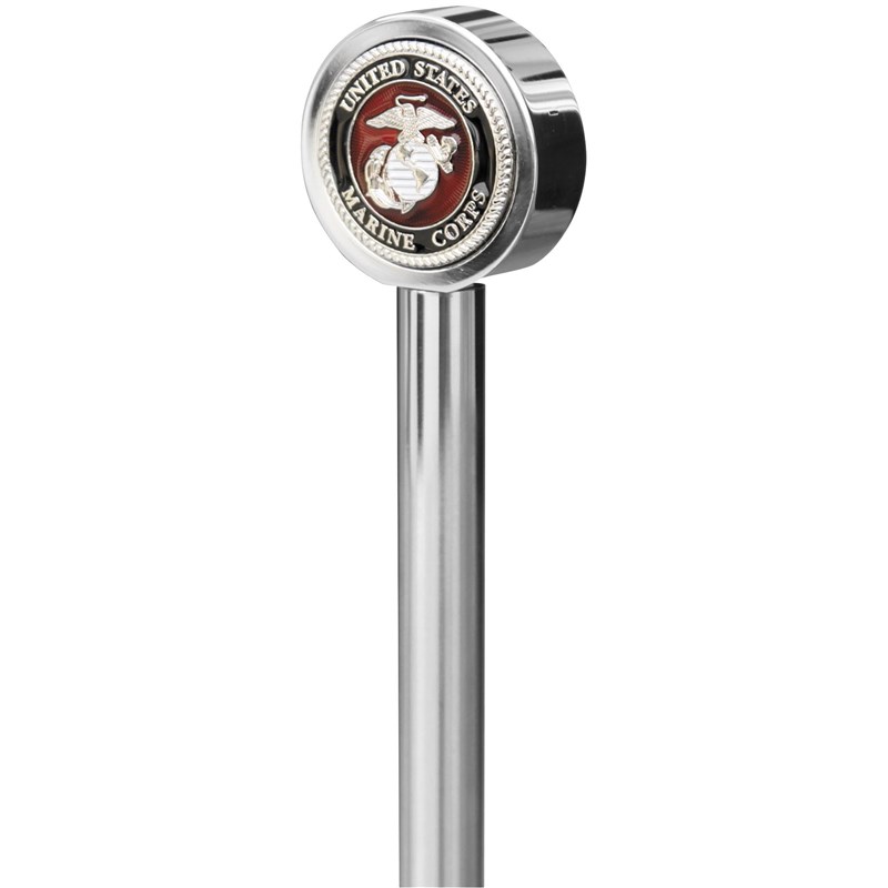 13in. Stainless Steel Flag Poles with Topper