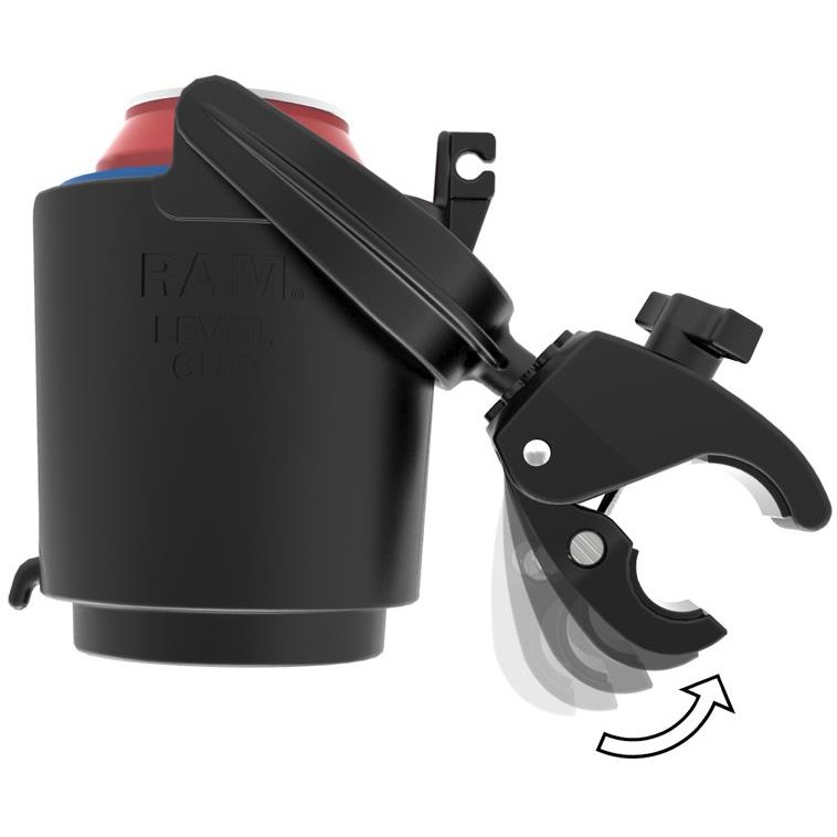 RAM Tough Claw Mount with Cup Drink Holder KIT LEVEL CUP TOUGH CLAW