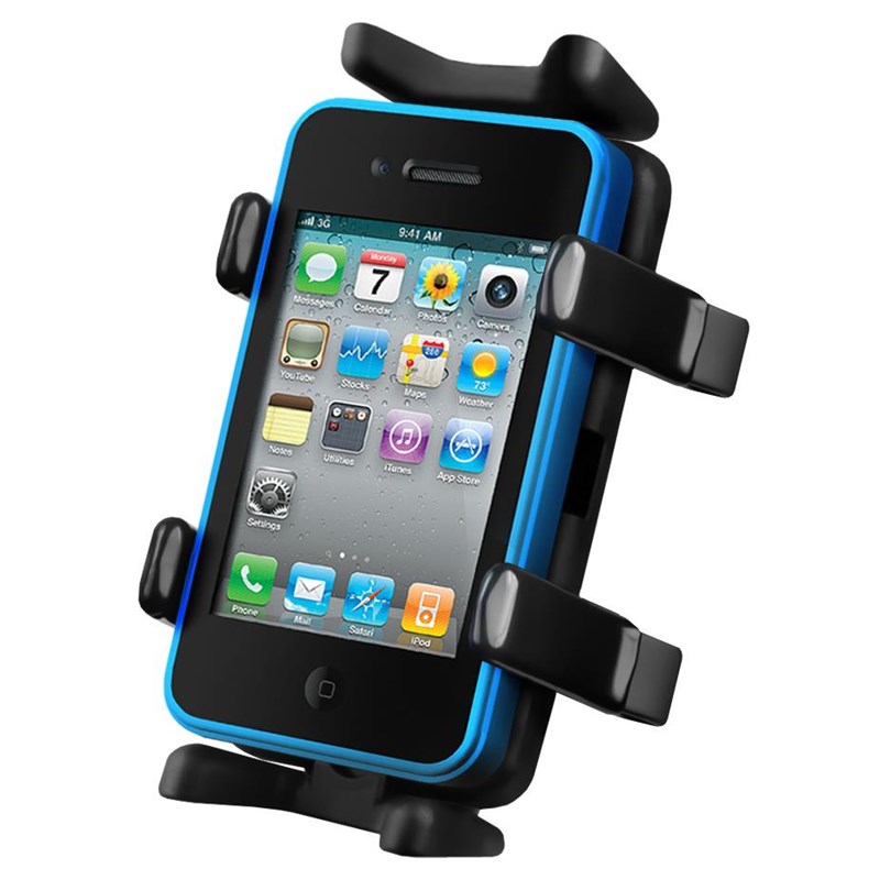 RAM Universal Finger-Grip Phone/Radio Holder CRADLE ATV GRIP