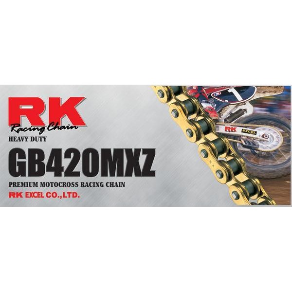 RK Chains 420 MXZ Gold Clip Chain Master Connecting Link