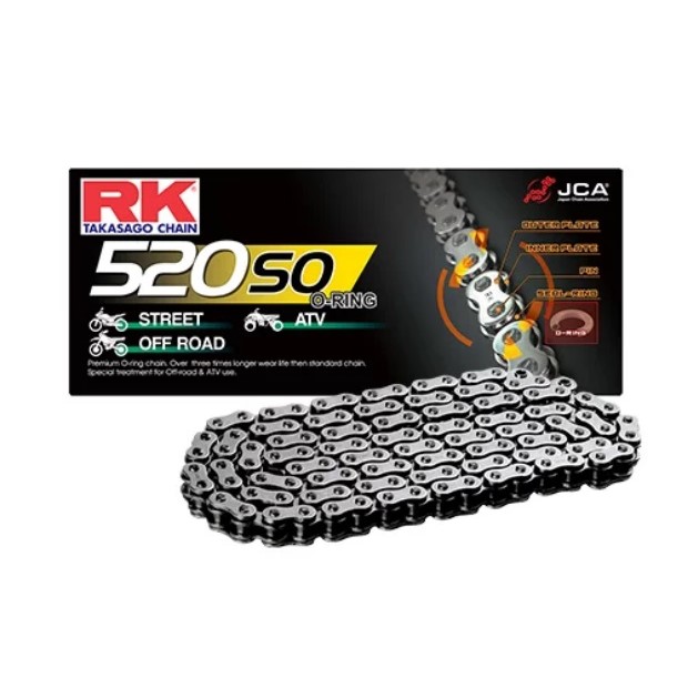 520 SO O-Ring Chains, 2023 Ducati Hypermotard 950