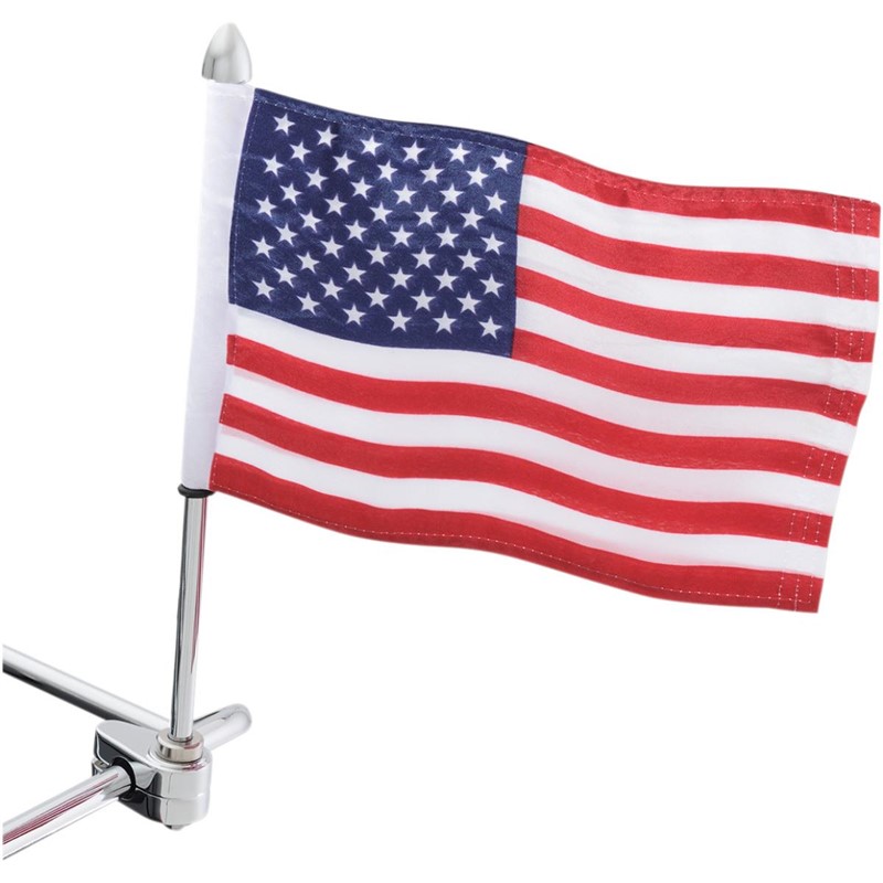 Flag Pole Mount FLAG POLE W/FLAG ACORN