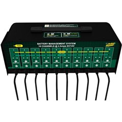 10-Unit Battery Charger