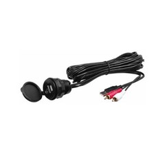 Universal USB/3.5MM Auxiliary Interface Mount and Cable