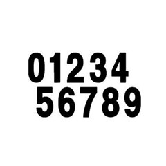 Pro Digit Competition Stick-On Numbers