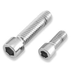 #10 Fine and Coarse-Thread Smooth Socket-Head Bolts
