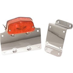 Lucas Style Taillight with License Plate Bracket 