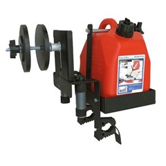 Auxilary Fuel Can, Spare Tire Mount and Tool Holder