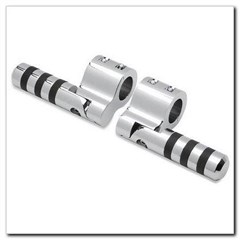 Chrome Clamp-On O Ring Footpegs
