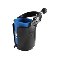 RAM Self-Leveling Cup Holder with 1in. Ball & Cozy