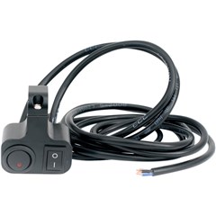 Waterproof Dual Momentary and Lighted On/Off Handlebar Mounted Switch