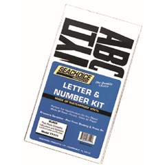 3-1/4in. Letter & Number Kit