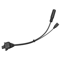 Earbud Adapter Split Cable for 10C Motorcycle Bluetooth Camera and Communicaton System