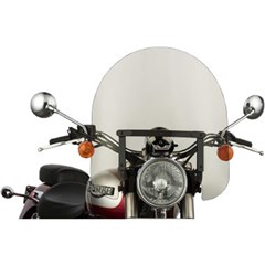 22in. Classic Windshield with Black Hardware