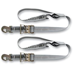 Cinchtite 6 Tie-Downs w/ Military Snap Hooks and Built-In Soft Loops