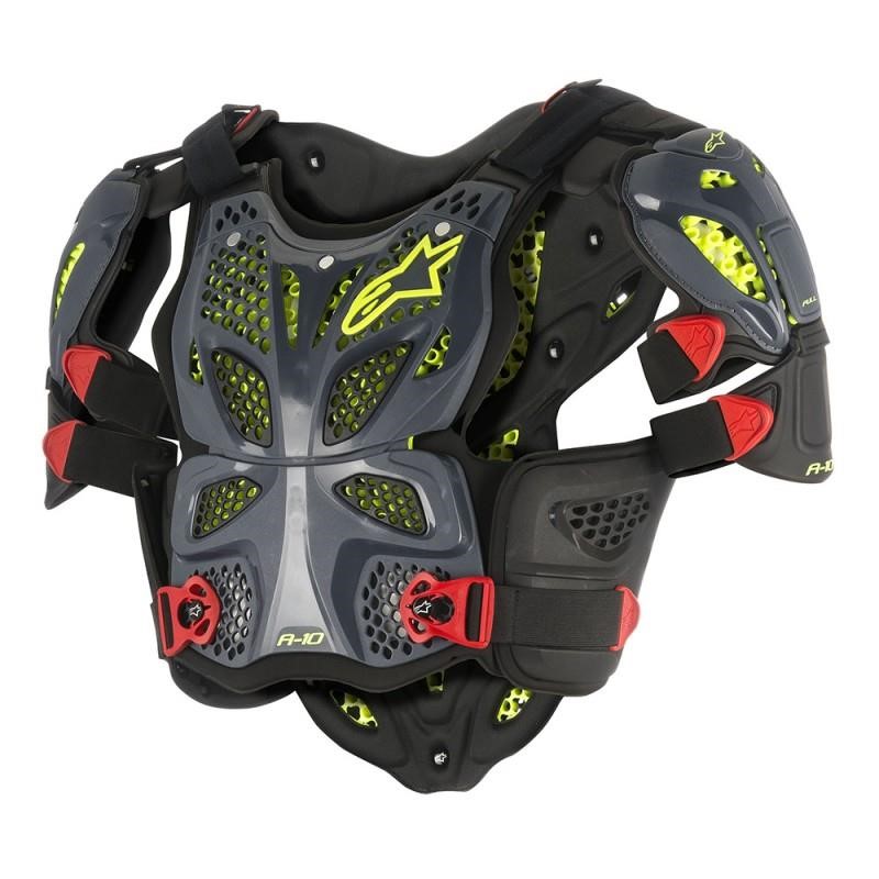A-10 Full Chest Protector ALPINESTAR A10 FULL CHEST X-2X ANTHRACITE BLK/RED