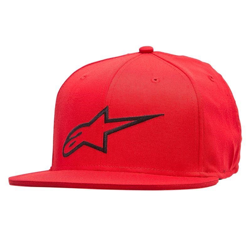 Ageless Flatbill Hat HAT AGELS F/B RED/BK L/XL