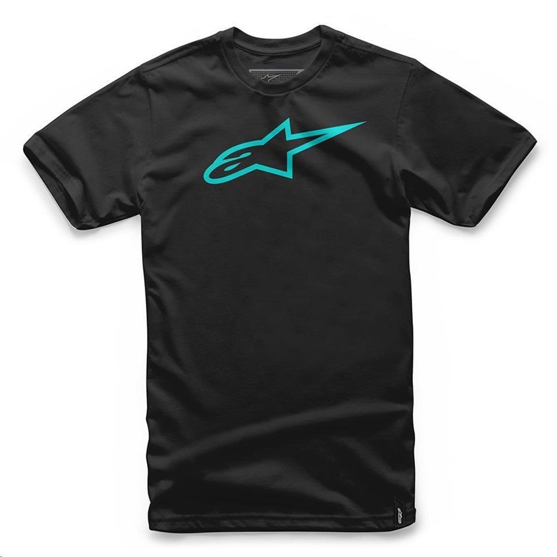 Ageless T-Shirts AGELESS TEE BLACK/TURQUOISE MD