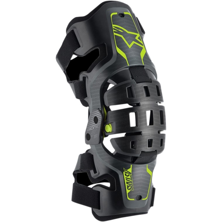 Bionic 5S Youth Knee Brace BIONIC 5S YOUTH KNEE BRACE BLACK ANTH/FLUO YELLOW