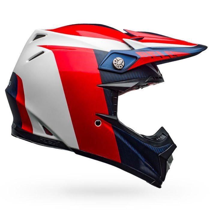 Moto-9 Flex Division Helmet PS MOTO-9 FLEX DIVSN M/G WH/BL/RD L