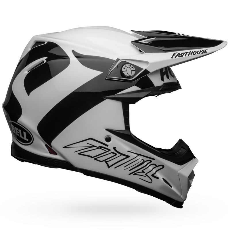Moto-9 Flex Fasthouse Newhall Helmets PS MOTO-9 FLEX FH NEWHALL WH/BK XS