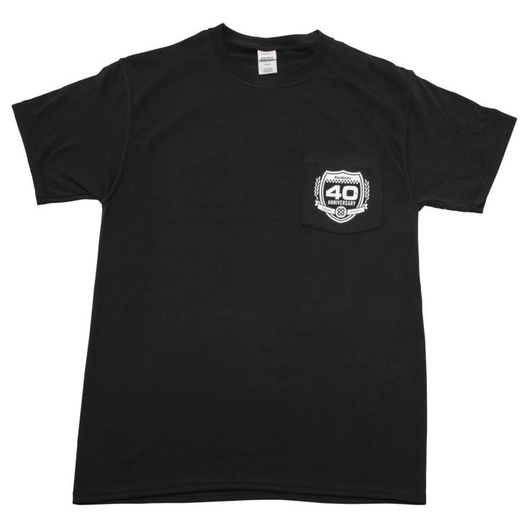 40th Anniversary Bikee T-Shirts BM 40TH BIKE W/PCKT BLK M