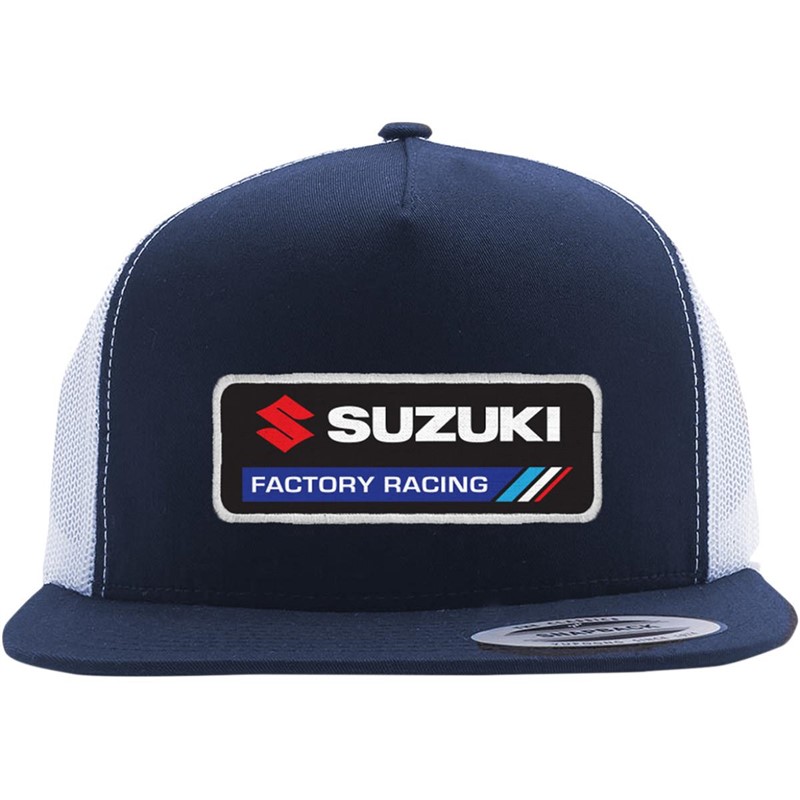 Hat auto. Бейсболка Suzuki Team. Бейсболка Flexfit с логотипом. Кепка с мотоциклом. Suzuki Factory.