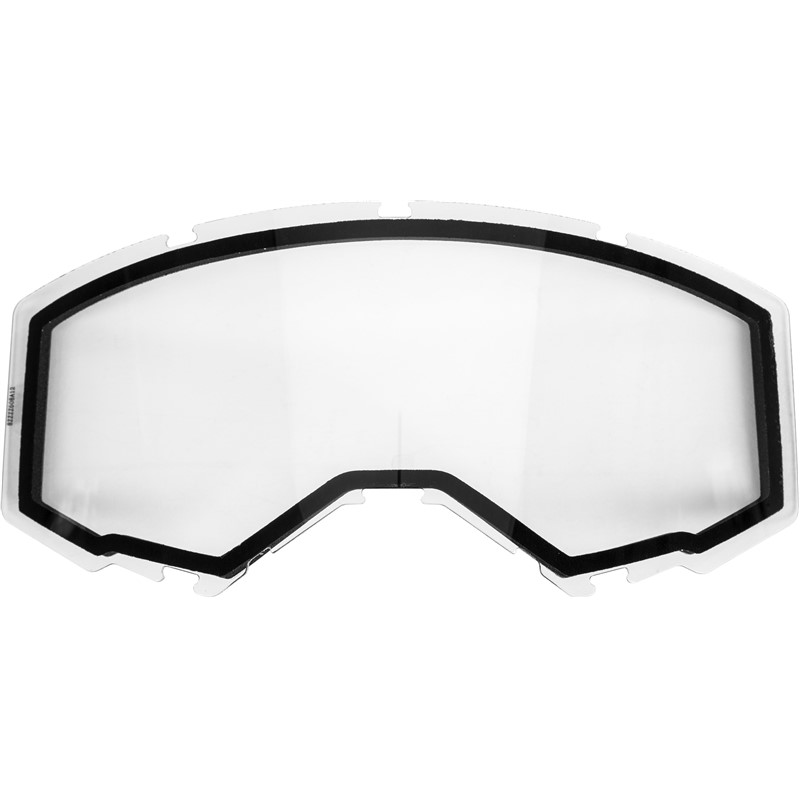 2019 Non-Vented Dual Lens  FLY '19 DUAL LENS W/O VENTS CLEAR