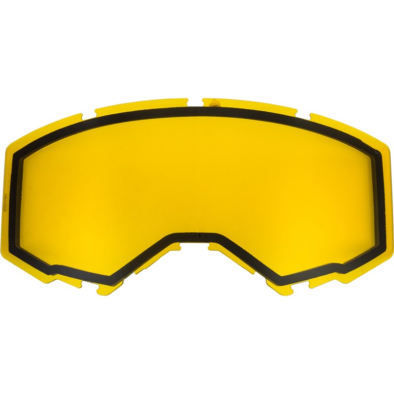 2019 Non-Vented Dual Lens  FLY '19 DUAL LENS W/O VENTS YELLOW