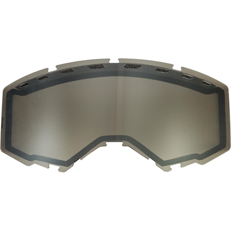 2019 Non-Vented Dual Lens  FLY '19 DUAL LENS WITH VENTS SILVER MIR/SMOKE