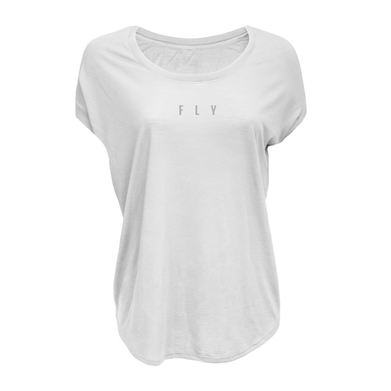 Breezy Womens T-Shirt WOMEN'S FLY BREEZY TEE WHITE LG