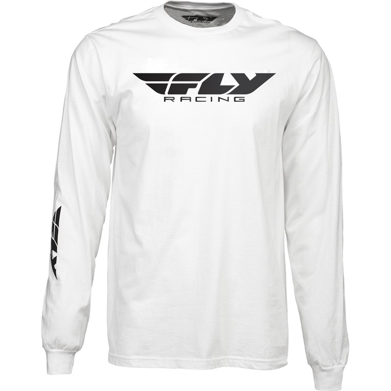 Corporate Long Sleeve Premium T-Shirt FLY CORPORATE L/S TEE WHT MD