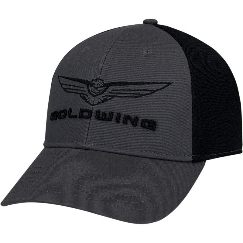 Honda Gold Wing Tour Hats HAT HONDA GOLDWING GY/BK