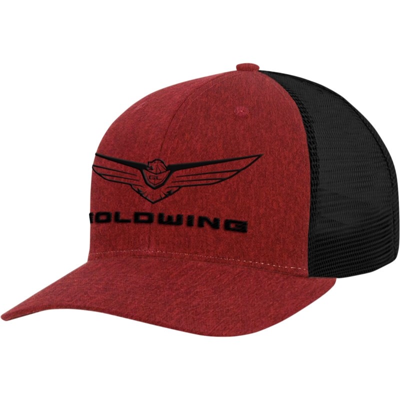 Honda Hats HAT GOLDWING RED HETHR/BK