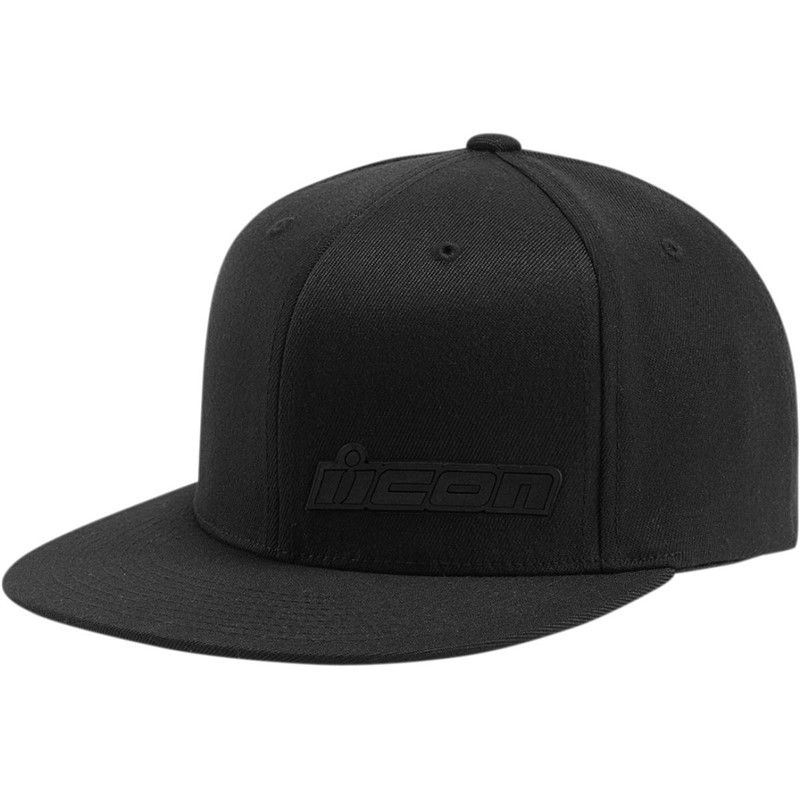 Fused Flatbill Hats HAT FUSED BLACK S/M