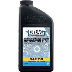 High-Performance Mineral Motorcycle Oils 50