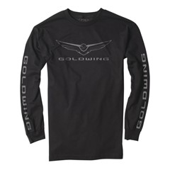 Gold Wing Icon Long Sleeve Tees