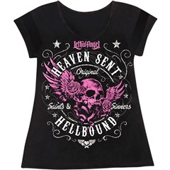 Heaven Sent V-Neck Womens Shirts