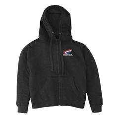 Tri Color Wing Zip Front Hoodies
