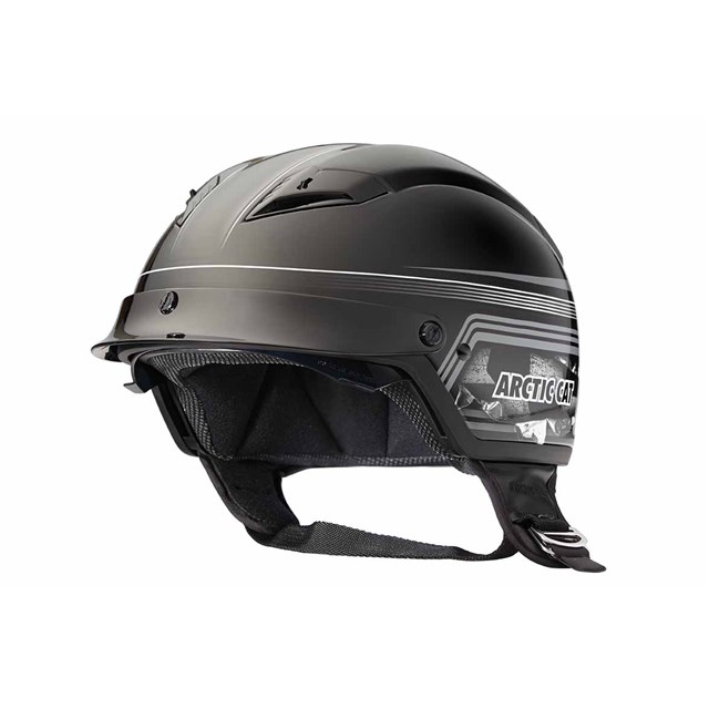 Aircat Half  Helmet  Black Babbitts Yamaha Partshouse