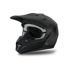 MX Aircat Helmet Solid Black - Small