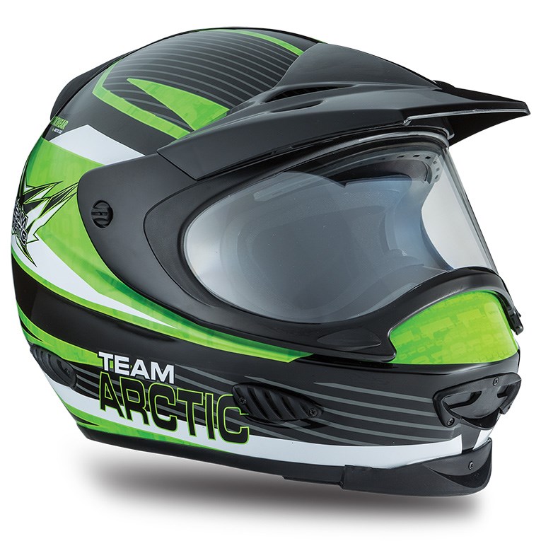 TXi Arctic Cat Helmet Green - Medium | Babbitts Arctic Cat ...