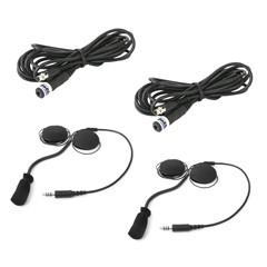 Rugged Radios Helmet Headset Kit for Rear Passengers for with Rugged Radios Intercom System